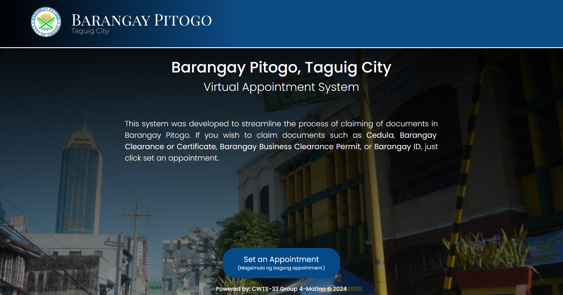 Pitogo Appointment System